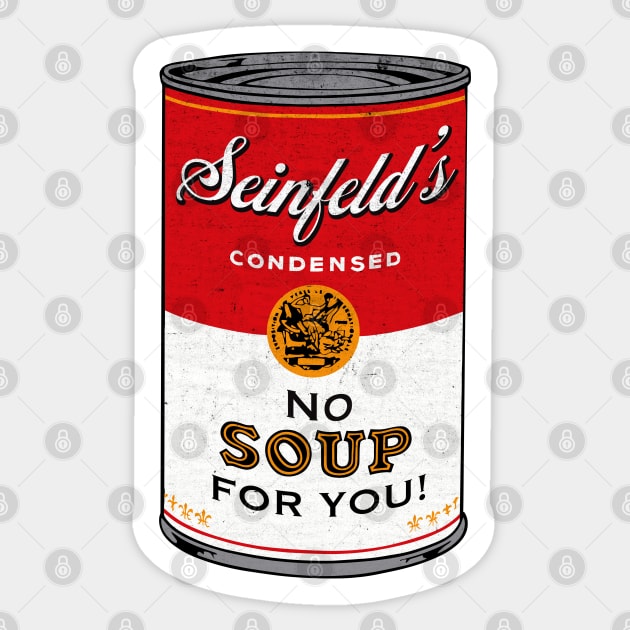 The Soup Guy Soup Can Sticker by Alema Art